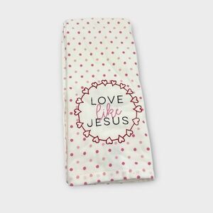 Love Like Jesus Dish Tea Hand Kitchen Towel